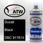 Preview: Ducati, Black, DBC 917815: 400ml Sprühdose, von ATW Autoteile West.